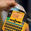 DYMO Rhino Industrial Flexible Nylon Labels | 19 mm x 3.5 m | Black Print on White | Self-Adhesive | for Rhino & LabelManager Label Makers
