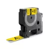 DYMO Rhino Industrial Flexible Nylon Labels | 19 mm x 3.5 m | Black Print on Yellow | Self-Adhesive | for Rhino & LabelManager Label Makers