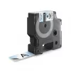 DYMO Rhino Industrial Permanent Polyester Labels | 19 mm x 5.5 m | Black Print on Clear | Self-Adhesive | for LabelManager & Rhino Label Makers