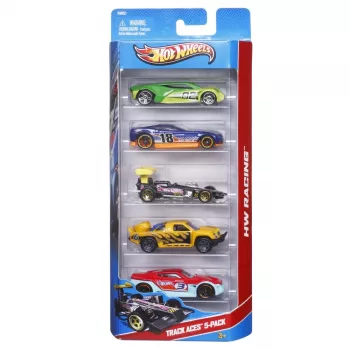 Hot Wheels 5-Car Pack Assortment, Vehicle set, 3 yr(s), Assorted colours