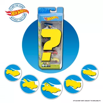 Hot Wheels 5-Car Pack Assortment, Vehicle set, 3 yr(s), Assorted colours