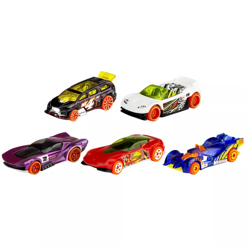 Hot Wheels 5-Car Pack Assortment, Vehicle set, 3 yr(s), Assorted colours