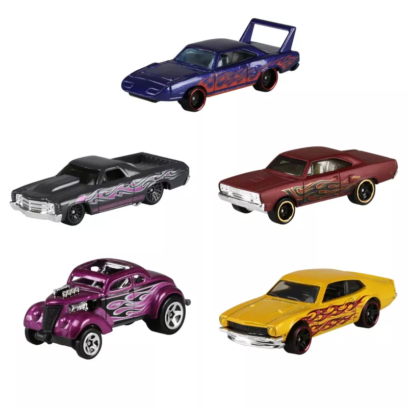 Hot Wheels 5-Car Pack Assortment, Vehicle set, 3 yr(s), Assorted colours