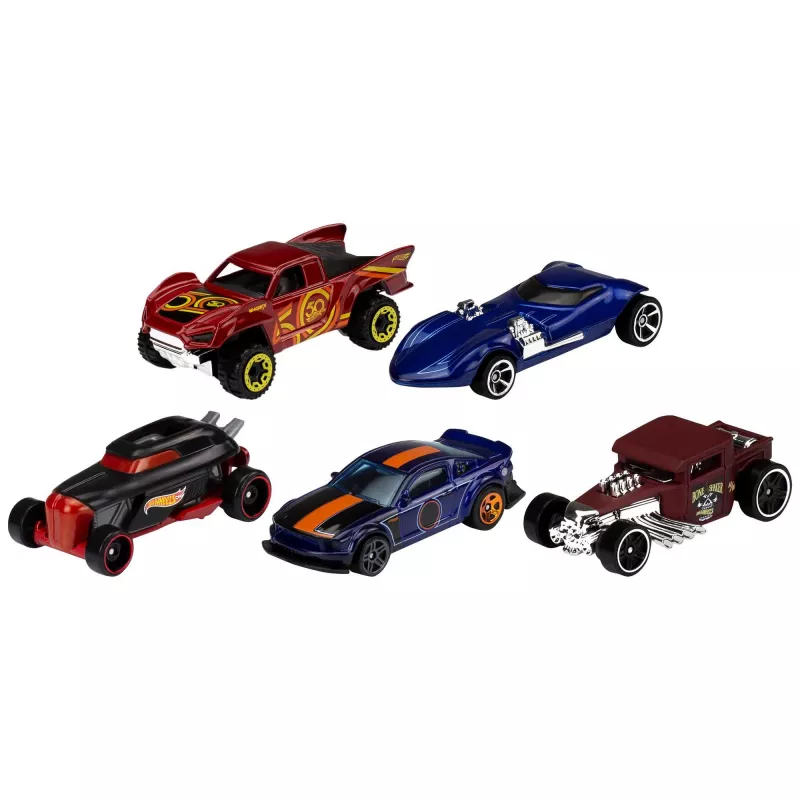 Hot Wheels 5-Car Pack Assortment, Vehicle set, 3 yr(s), Assorted colours
