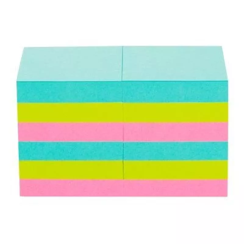 3M 622-12SS-MIA note paper Square Blue, Pink, Yellow Self-adhesive
