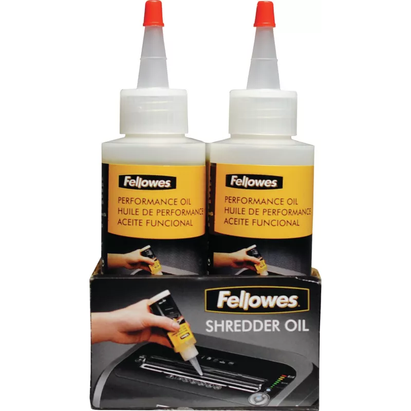 Fellowes Shredder Oil 120ml, Lubricating oil, 0.12 L, Multicolour, 44.5 mm, 44.5 mm, 161.9 mm