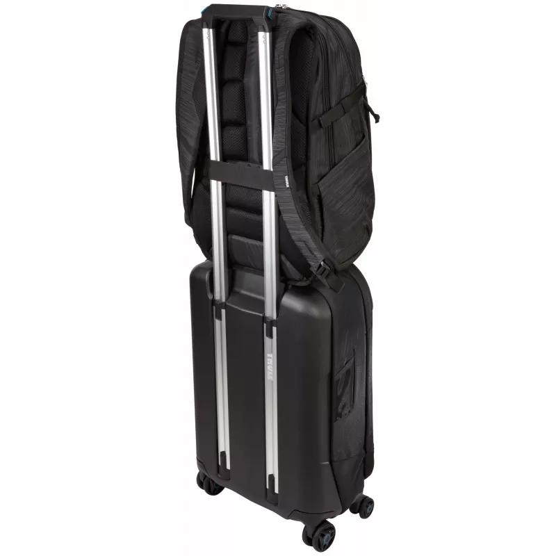 Notebook backpack Thule Construct 28L — black, 28 L capacity, padded laptop compartment