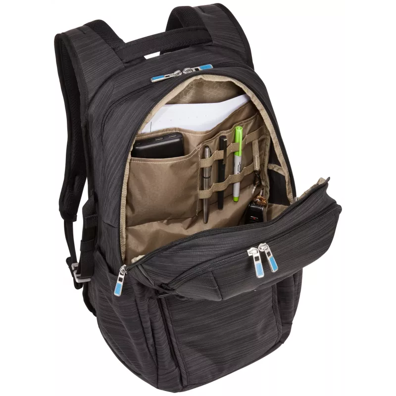 Notebook backpack Thule Construct 28L — black, 28 L capacity, padded laptop compartment