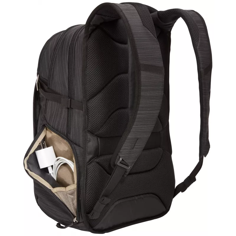Notebook backpack Thule Construct 28L — black, 28 L capacity, padded laptop compartment