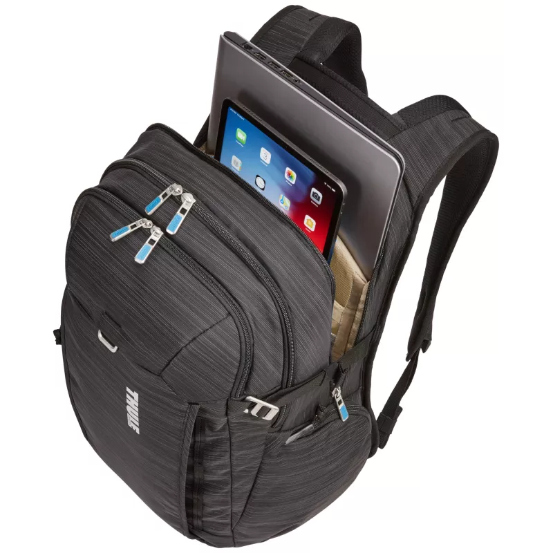 Notebook backpack Thule Construct 28L — black, 28 L capacity, padded laptop compartment