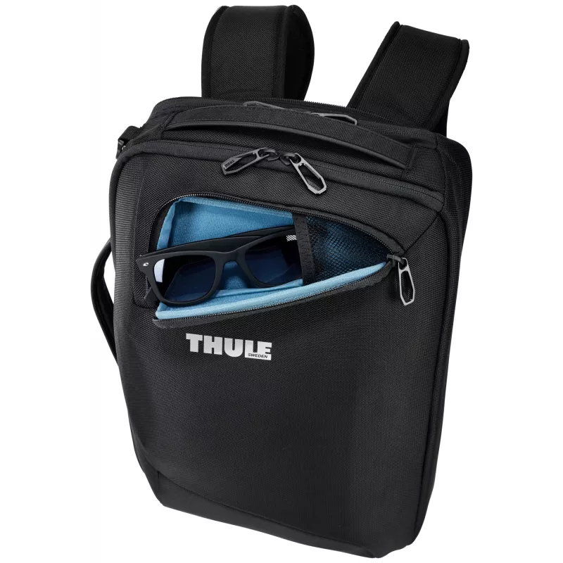 Backpack Thule Accent Convertible 17L — black, 17 L capacity, convertible carry options