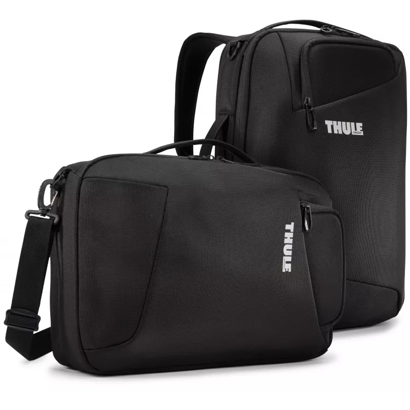 Backpack Thule Accent Convertible 17L — black, 17 L capacity, convertible carry options