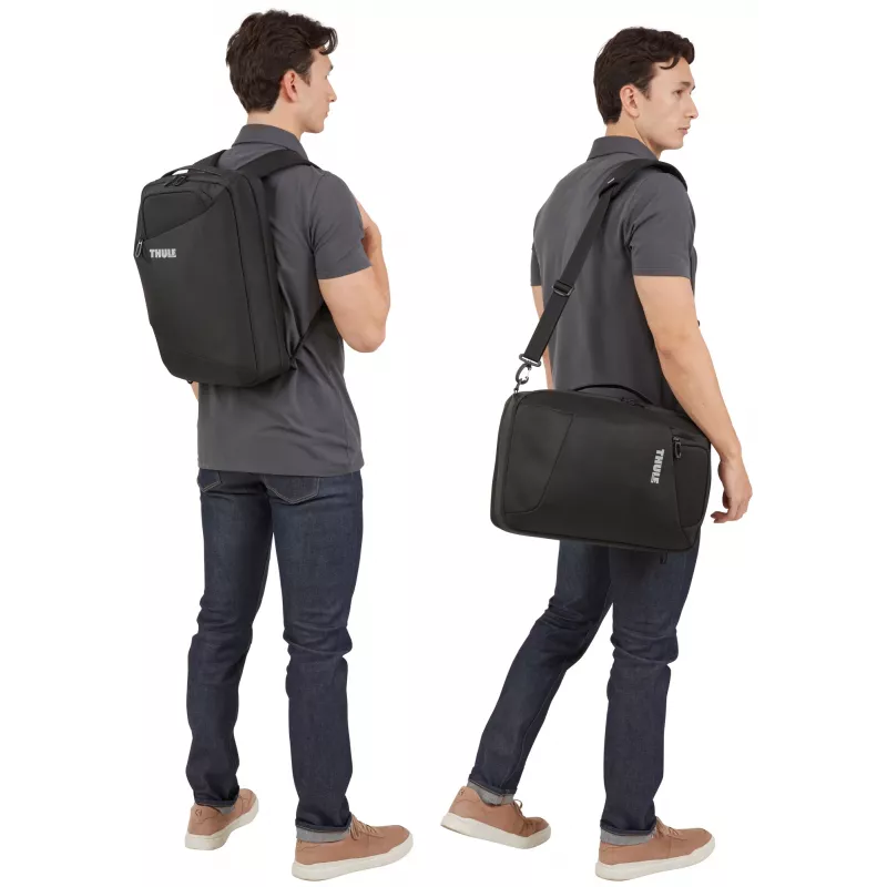 Backpack Thule Accent Convertible 17L — black, 17 L capacity, convertible carry options