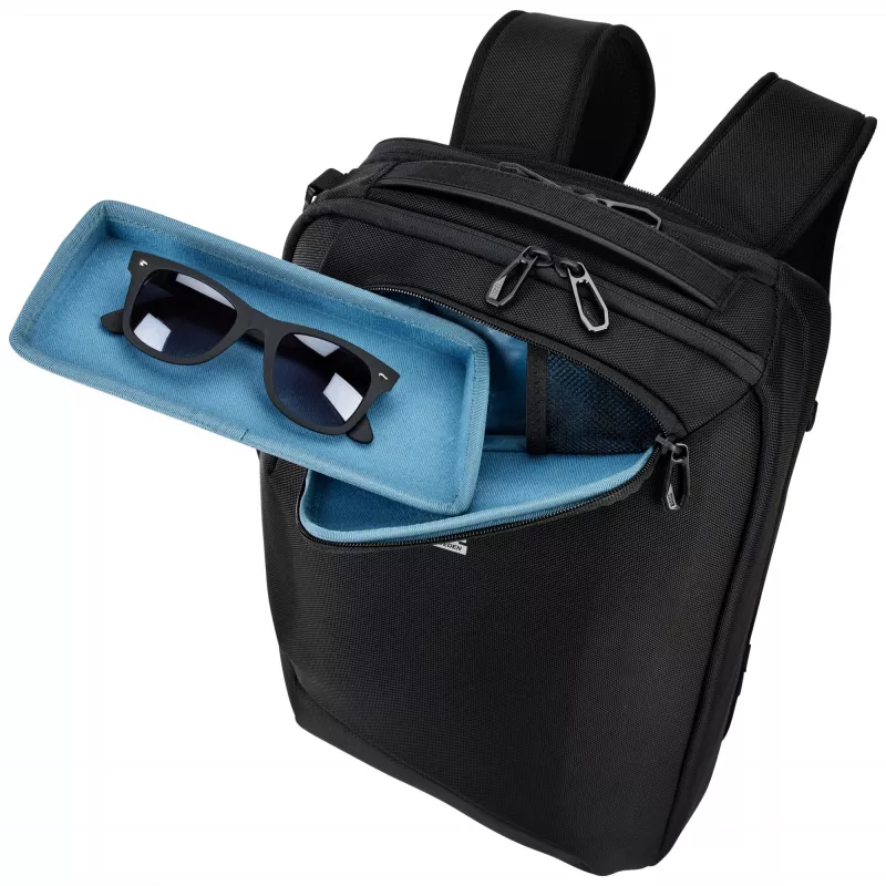 Backpack Thule Accent Convertible 17L — black, 17 L capacity, convertible carry options