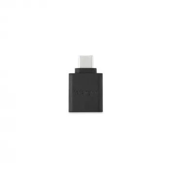 Kensington CA1010 USB-C to USB-A M/F Adapter, USB-C, USB-A, Black