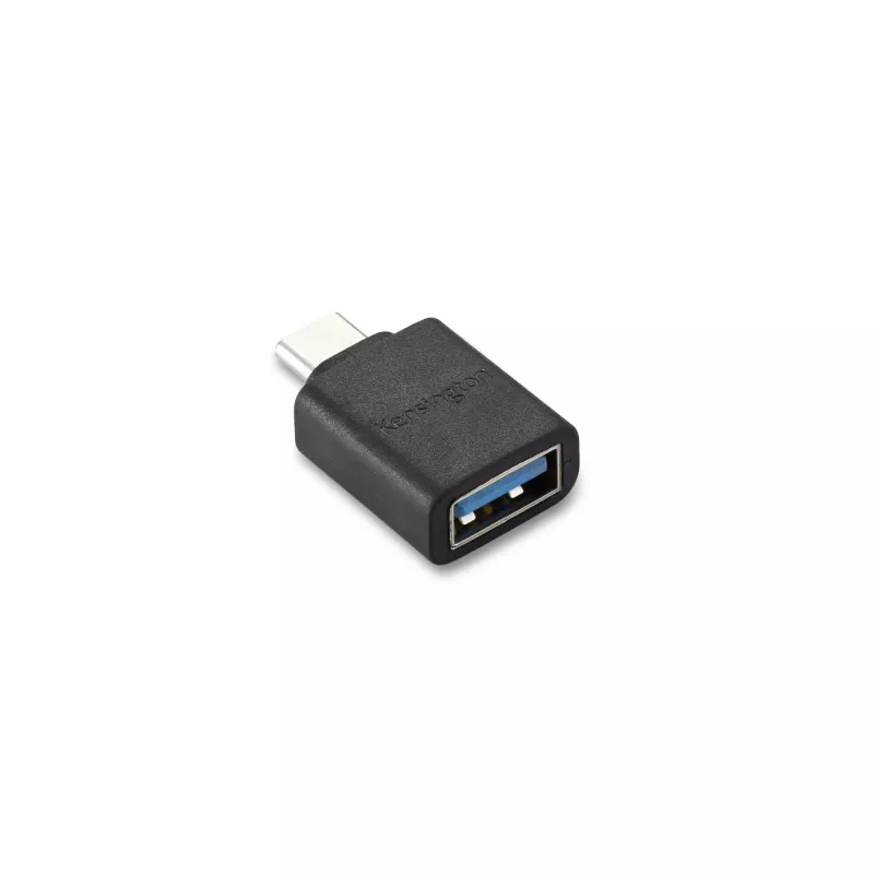 Kensington CA1010 USB-C to USB-A M/F Adapter, USB-C, USB-A, Black