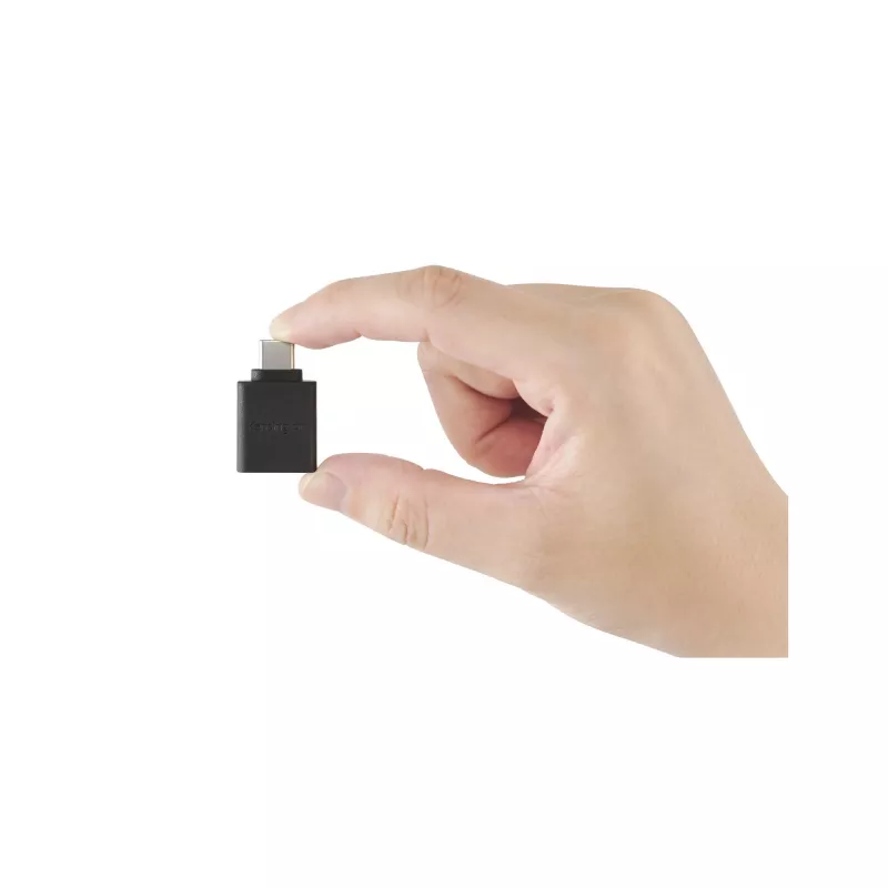 Kensington CA1010 USB-C to USB-A M/F Adapter, USB-C, USB-A, Black