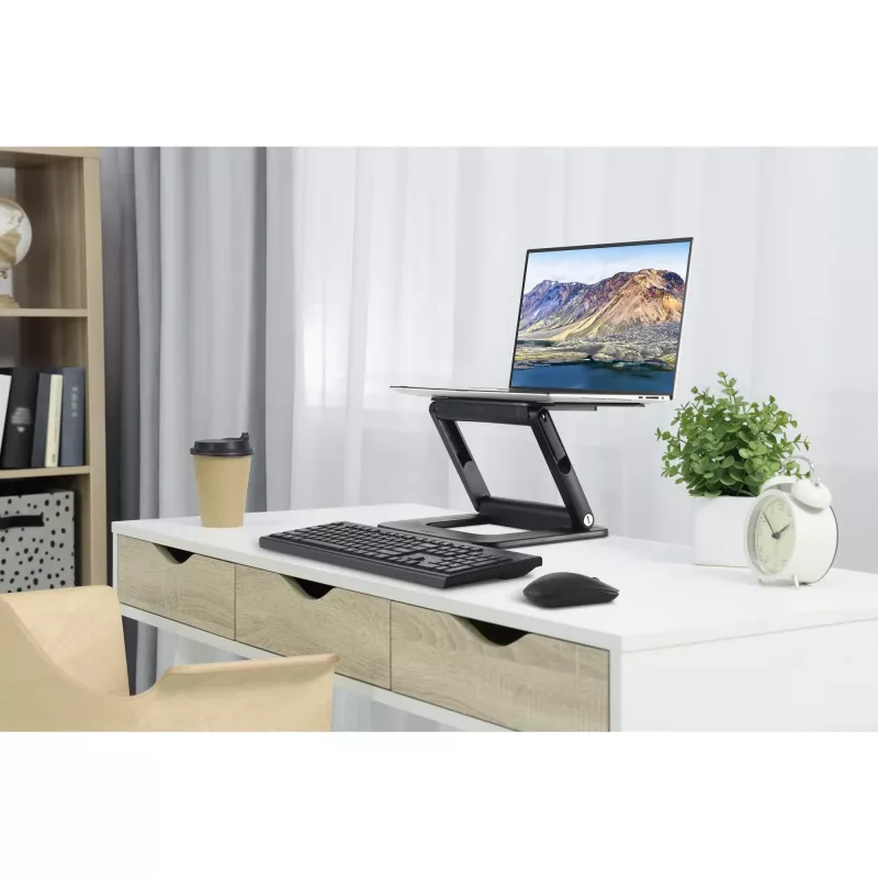 Kensington SmartFit EQ Adjustable Multi-Angle Laptop Stand, Laptop stand, Black, Plastic, 33 cm (13 inch), 40.6 cm (16 inch), 3 kg