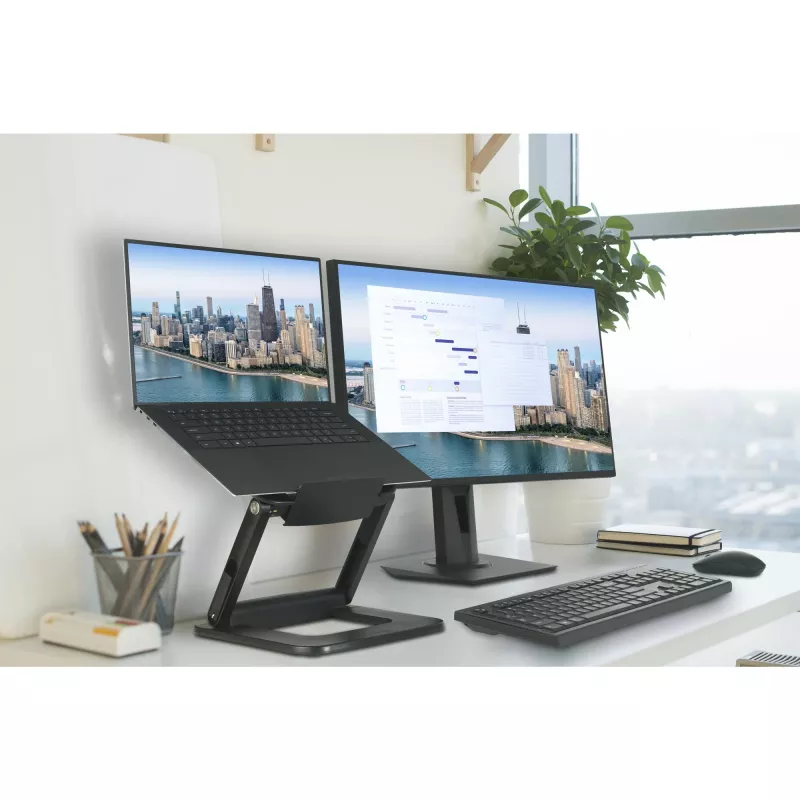 Kensington SmartFit EQ Adjustable Multi-Angle Laptop Stand, Laptop stand, Black, Plastic, 33 cm (13 inch), 40.6 cm (16 inch), 3 kg