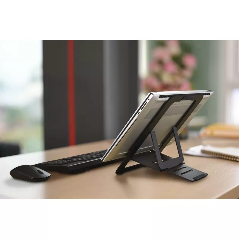 Kensington EQ Adjustable Aluminium Laptop Stand, Laptop stand, Black, Aluminium, 25.4 cm (10 inch), 43.2 cm (17 inch), 3 kg