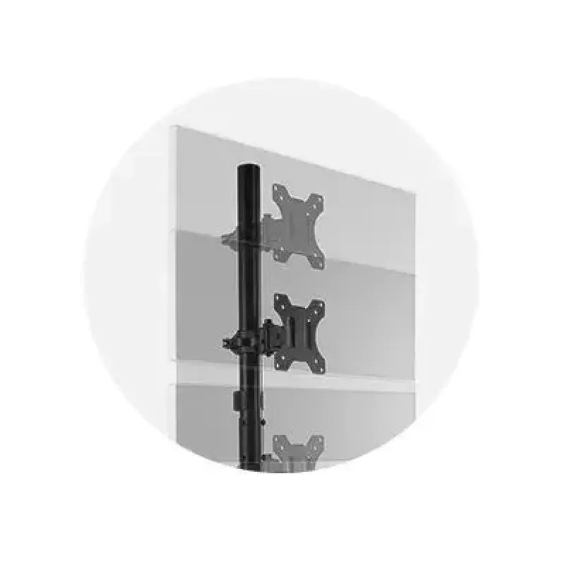 Kensington Vertical Stacking Dual Monitor Arm Clamp Mount 9 kg Capacity