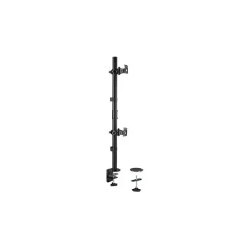 Kensington Vertical Stacking Dual Monitor Arm Clamp Mount 9 kg Capacity