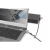 Kensington Slim N17 2.0 Keyed Dual Head Laptop Lock for Wedge-Shaped Slots
