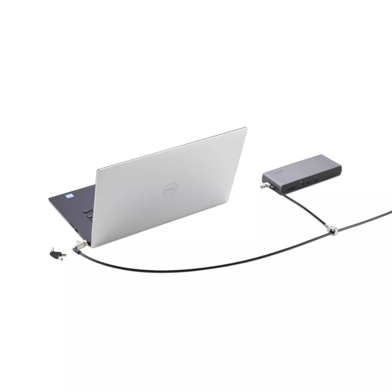 Kensington Slim N17 2.0 Keyed Dual Head Laptop Lock for Wedge-Shaped Slots