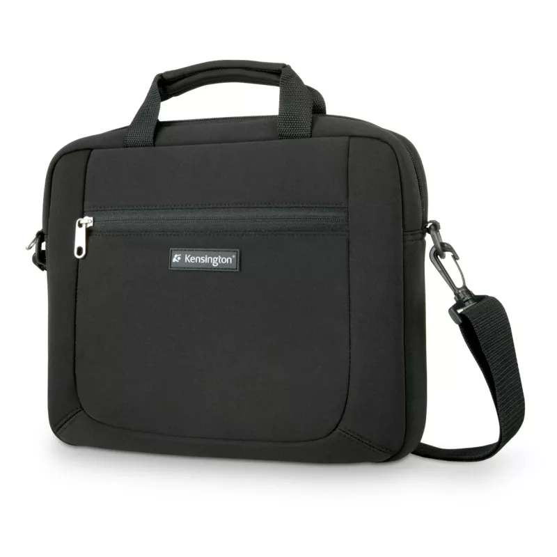 Kensington Simply Portable 15.6'' Laptop Sleeve- Black, Sleeve case, 39.6 cm (15.6 inch), Shoulder strap, 386 g