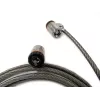 Kensington MicroSaver® Keyed Twin Laptop Lock, 2.2 m, Round key, Steel