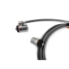 Kensington MicroSaver® Keyed Twin Laptop Lock, 2.2 m, Round key, Steel