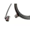 Kensington MicroSaver® Keyed Twin Laptop Lock, 2.2 m, Round key, Steel