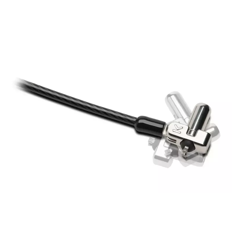 Kensington Slim N17 2.0 Keyed Laptop Lock for Wedge-Shaped Slots