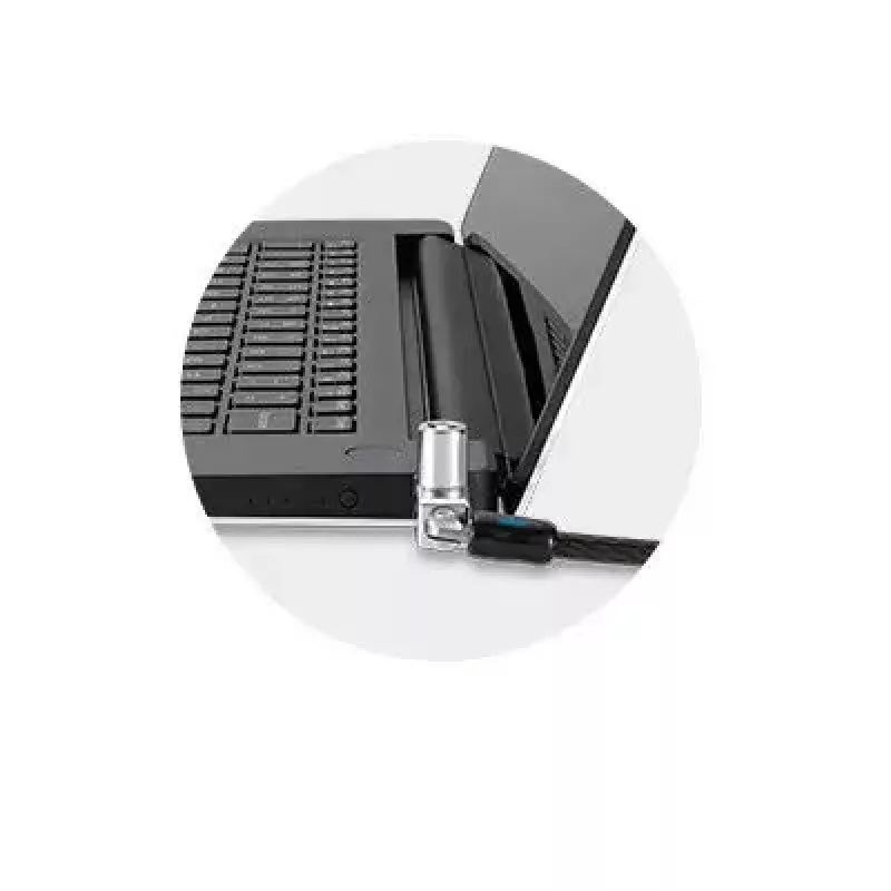 Kensington Slim N17 2.0 Keyed Laptop Lock for Wedge-Shaped Slots