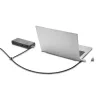 Kensington Slim NanoSaver 2.0 Dual Headed Lock, Kensington, Key, Carbon steel, Silver, Black