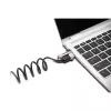 Kensington NANO PORTABLE KEYED LOCK KD, 2.3 m, Key, Black