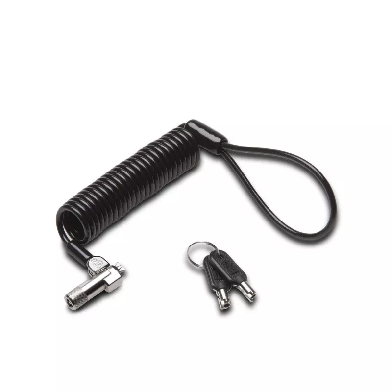 Kensington NANO PORTABLE KEYED LOCK KD, 2.3 m, Key, Black