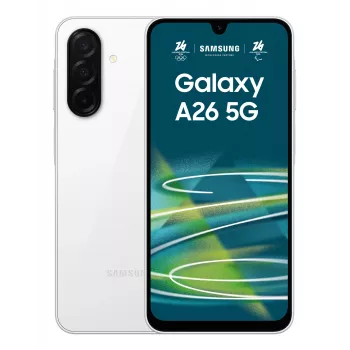 Samsung Galaxy A26 17 cm (6.7 inch) Hybrid Dual SIM Android 15 5G USB Type-C 6 GB 128 GB 5000 mAh White