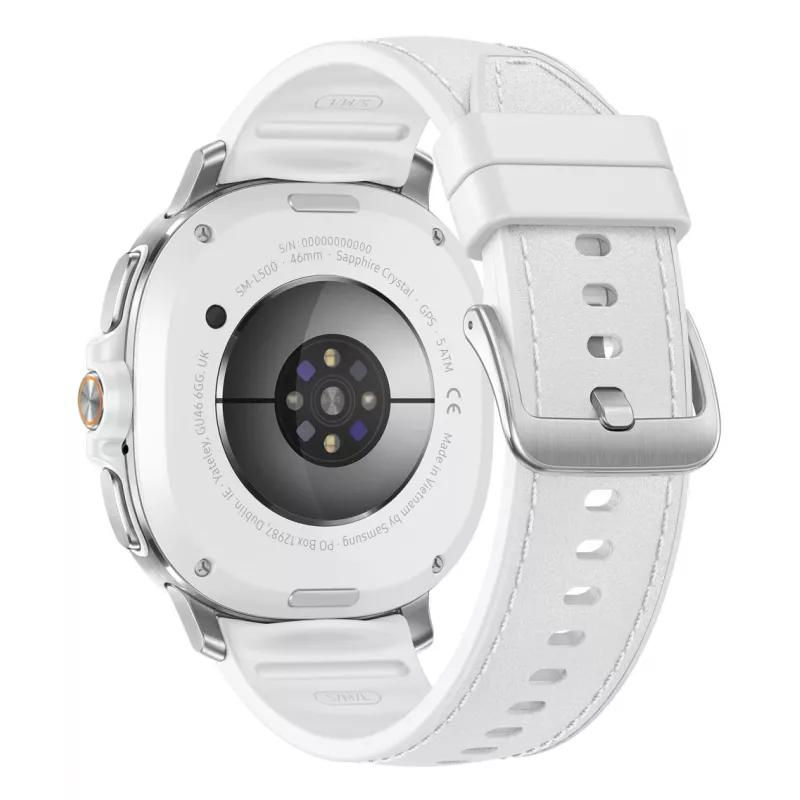 Samsung Galaxy Watch 8 Classic 3.3 cm (1.3 inch) AMOLED 46 mm Digital 438 x 438 pixels Touchscreen Silver Wi-Fi GPS (satellite)