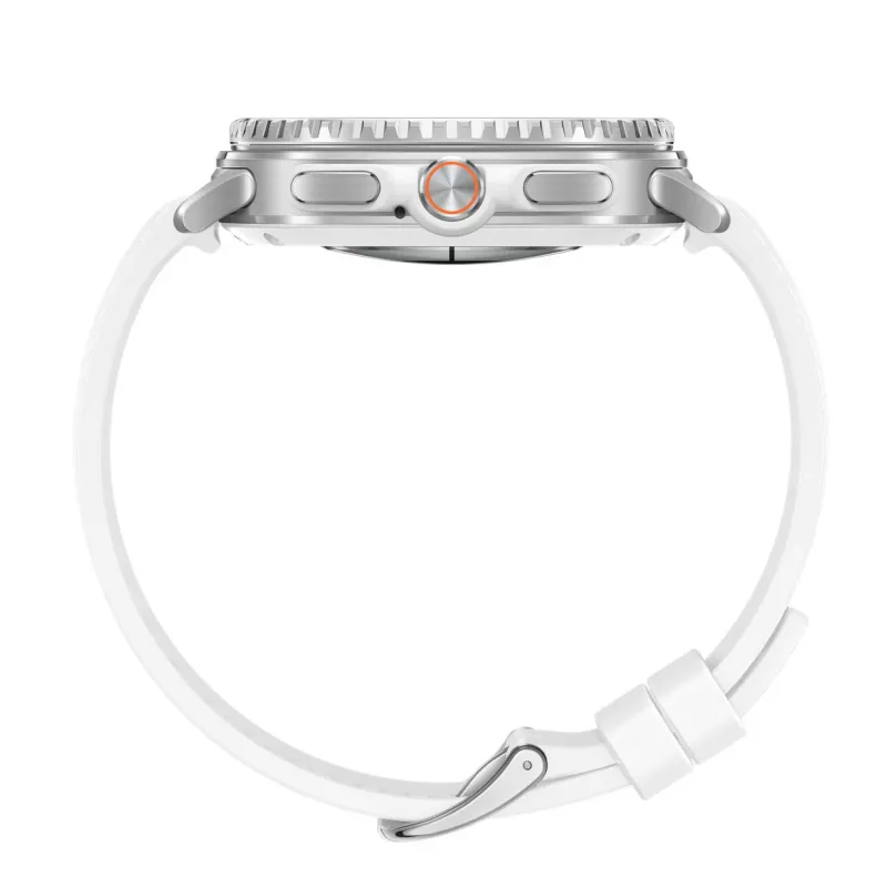 Samsung Galaxy Watch 8 Classic 3.3 cm (1.3 inch) AMOLED 46 mm Digital 438 x 438 pixels Touchscreen Silver Wi-Fi GPS (satellite)
