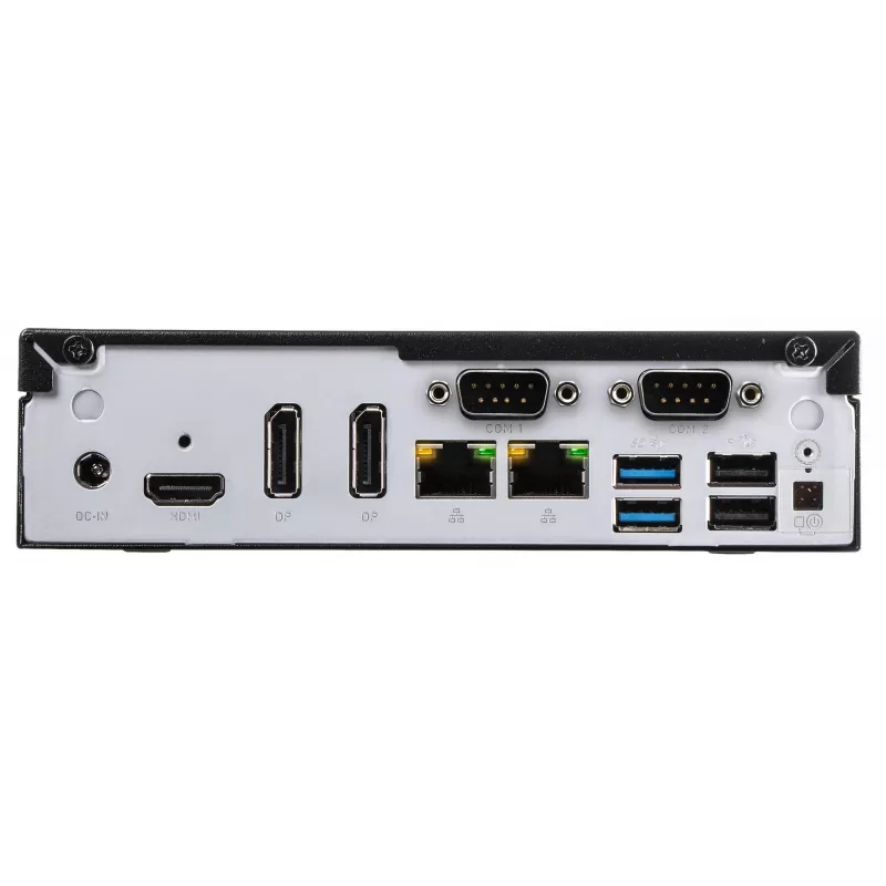 Shuttle Slim PC DH610 , S1700, 1x HDMI, 2x DP , 1x 2.5 inch, 2x M.2, 2x LAN (Intel 1G + 2.5G), 2x COM, 24/7 permanent operation, incl. VESA