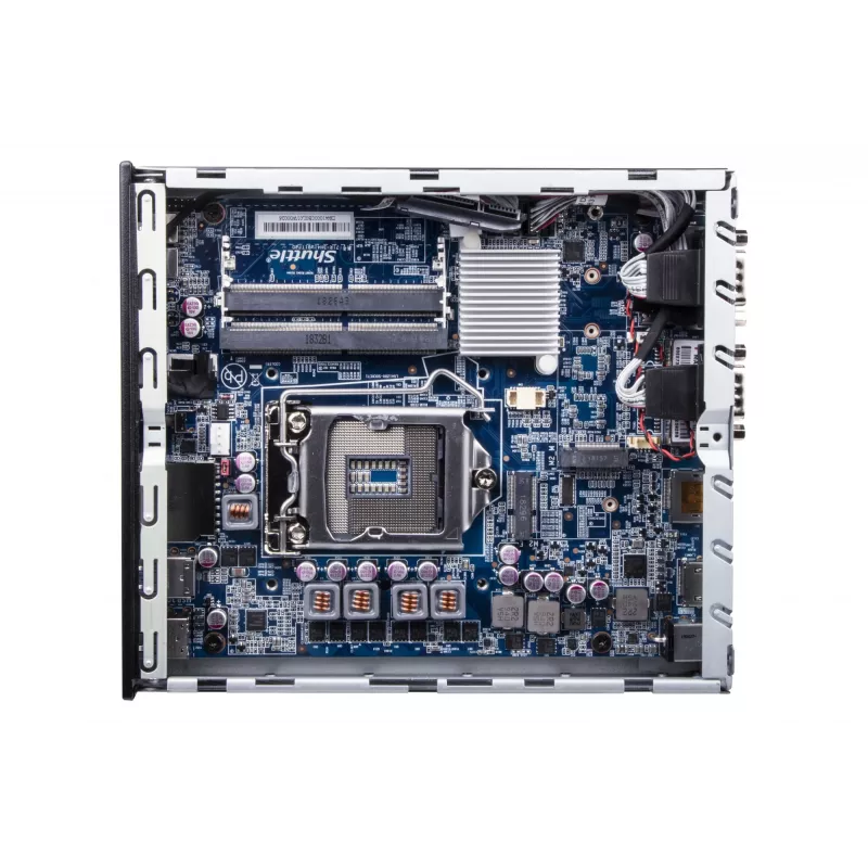 Shuttle Slim PC DH610 , S1700, 1x HDMI, 2x DP , 1x 2.5 inch, 2x M.2, 2x LAN (Intel 1G + 2.5G), 2x COM, 24/7 permanent operation, incl. VESA