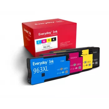 Everyday™ Multipack Ink by Xerox compatible with HP HP963XL (HP963XL MULTIPACK), High capacity