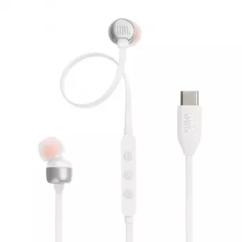 JBL Tune 310C Headset Wired In-ear Calls/Music USB Type-C White