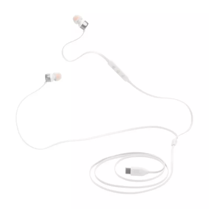 JBL Tune 310C Headset Wired In-ear Calls/Music USB Type-C White