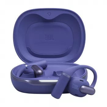 Headset JBL Sense Pro TWS ear-hook, Bluetooth, USB-C charging stand, 20–40000 Hz, blue, 95.2 g