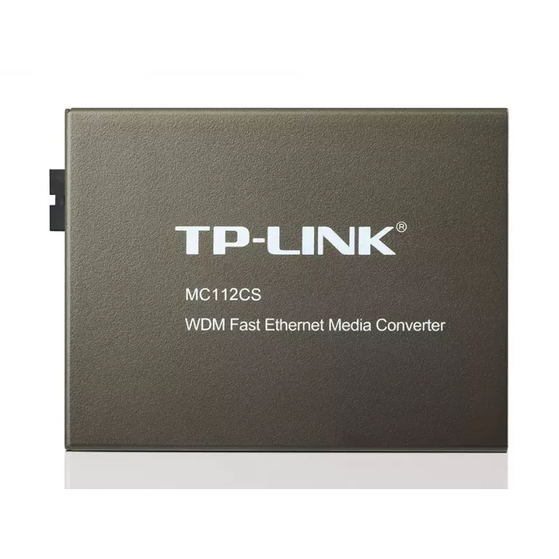 TP-Link MC112CS network media converter 100 Mbit/s Single-mode Black
