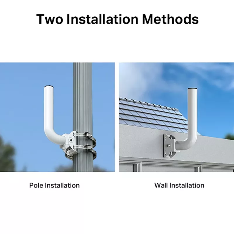 TP-Link Omada Pole/Wall Mount Kit for Outdoor Access Point, WLAN access point mount, White, Stainless steel, TP-Link, 400 g, 1 pc(s)