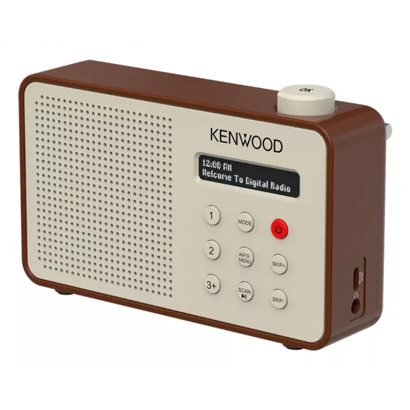 Kenwood CRM25DABT Portable Digital Mocha