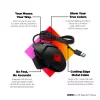 HP OMEN by Reactor Mouse, Right-hand, Optical, USB Type-A, 16000 DPI, 0.2 ms, Black